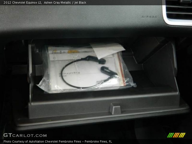 Ashen Gray Metallic / Jet Black 2012 Chevrolet Equinox LS