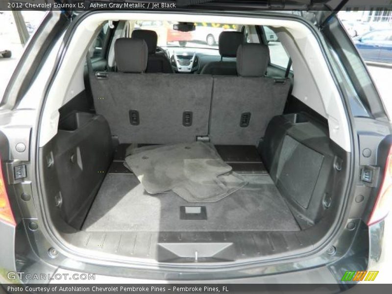 Ashen Gray Metallic / Jet Black 2012 Chevrolet Equinox LS