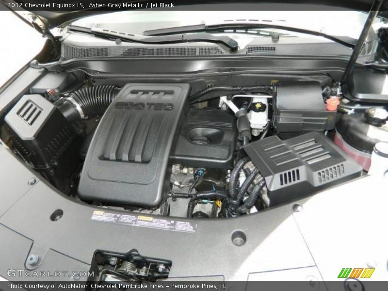 Ashen Gray Metallic / Jet Black 2012 Chevrolet Equinox LS