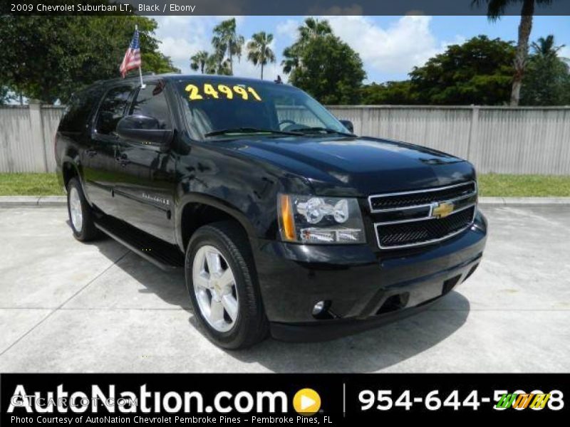 Black / Ebony 2009 Chevrolet Suburban LT