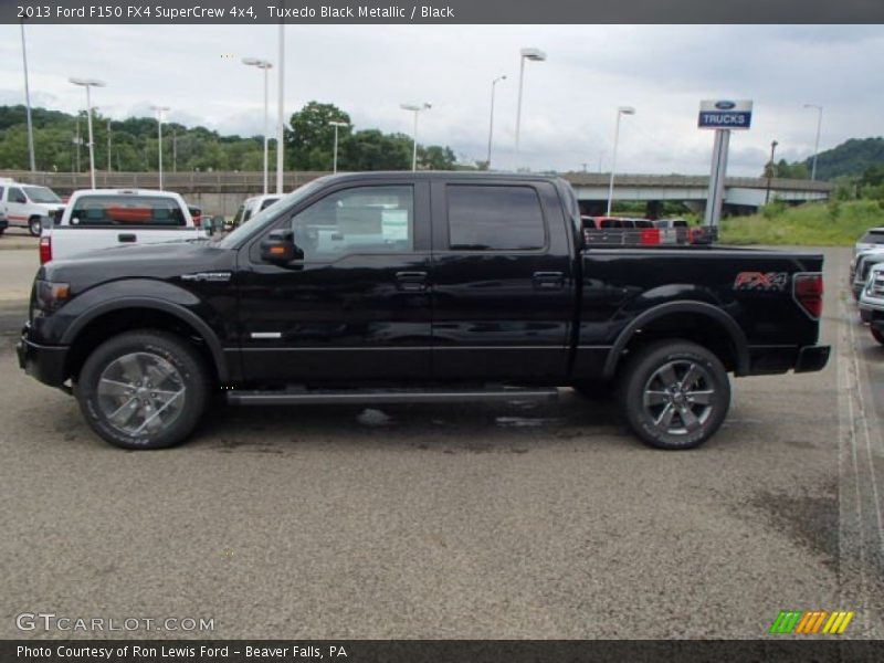 Tuxedo Black Metallic / Black 2013 Ford F150 FX4 SuperCrew 4x4