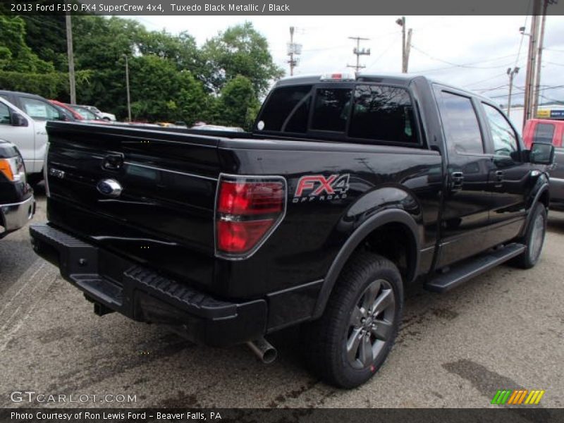 Tuxedo Black Metallic / Black 2013 Ford F150 FX4 SuperCrew 4x4