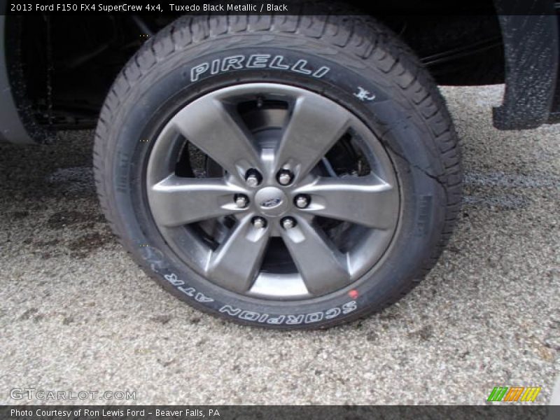 Tuxedo Black Metallic / Black 2013 Ford F150 FX4 SuperCrew 4x4