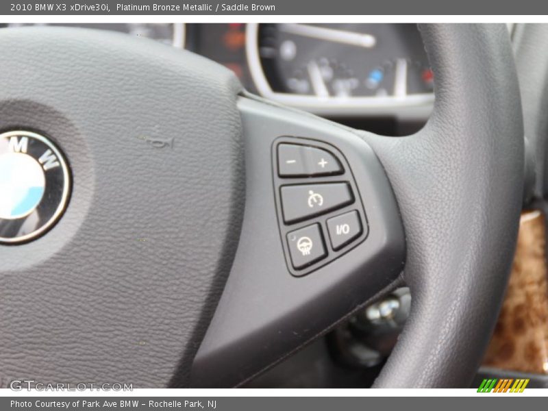 Platinum Bronze Metallic / Saddle Brown 2010 BMW X3 xDrive30i