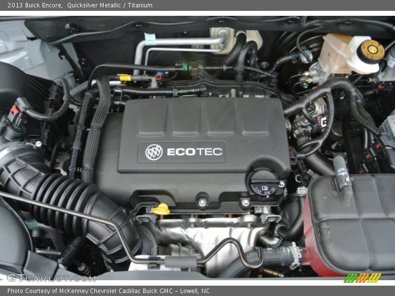  2013 Encore  Engine - 1.4 Liter ECOTEC Turbocharged DOHC 16-Valve VVT 4 Cylinder