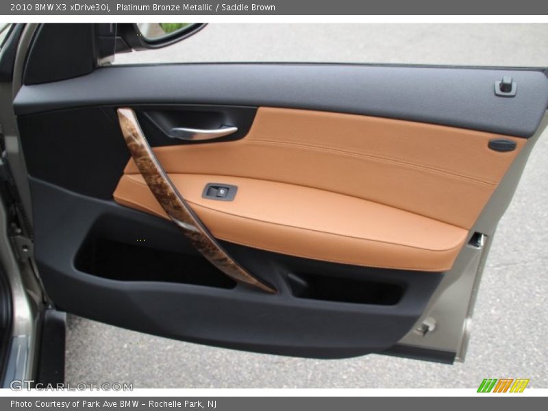 Platinum Bronze Metallic / Saddle Brown 2010 BMW X3 xDrive30i