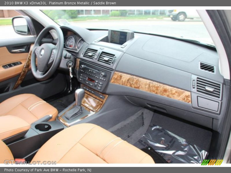 Platinum Bronze Metallic / Saddle Brown 2010 BMW X3 xDrive30i