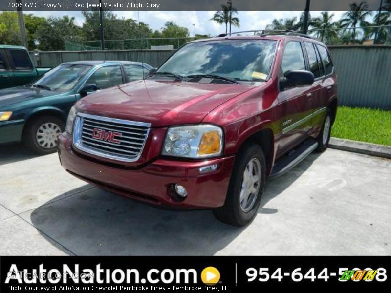 Red Jewel Metallic / Light Gray 2006 GMC Envoy SLE