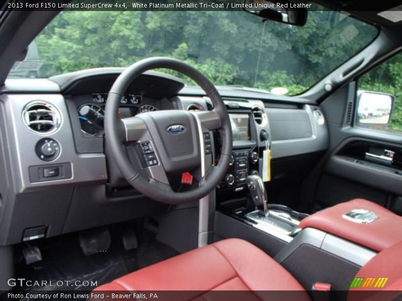Limited Unique Red Leather Interior - 2013 F150 Limited SuperCrew 4x4 