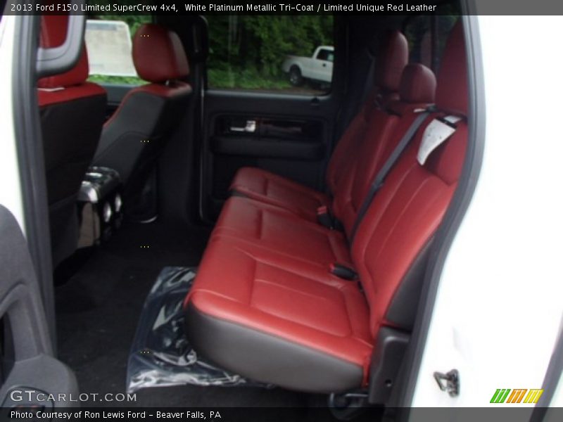 Rear Seat of 2013 F150 Limited SuperCrew 4x4