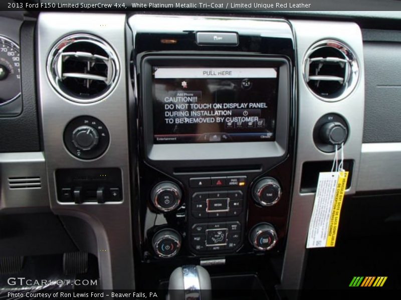 Controls of 2013 F150 Limited SuperCrew 4x4