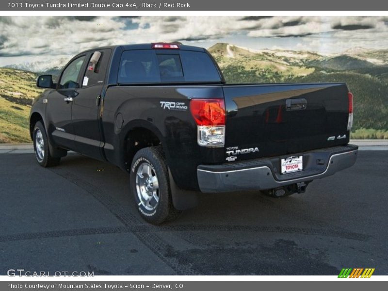 Black / Red Rock 2013 Toyota Tundra Limited Double Cab 4x4
