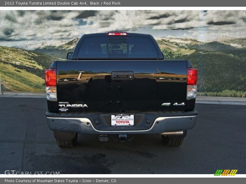 Black / Red Rock 2013 Toyota Tundra Limited Double Cab 4x4
