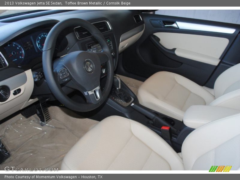 Toffee Brown Metallic / Cornsilk Beige 2013 Volkswagen Jetta SE Sedan