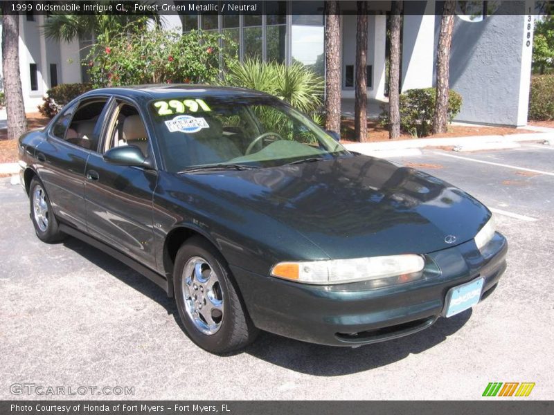 Forest Green Metallic / Neutral 1999 Oldsmobile Intrigue GL