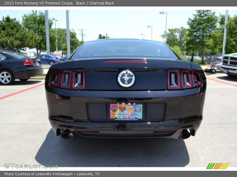 Black / Charcoal Black 2013 Ford Mustang V6 Premium Coupe