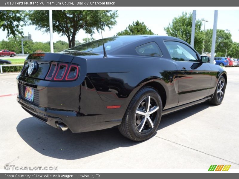Black / Charcoal Black 2013 Ford Mustang V6 Premium Coupe