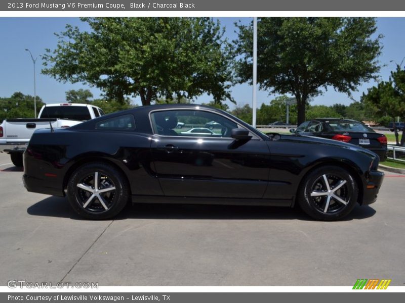Black / Charcoal Black 2013 Ford Mustang V6 Premium Coupe
