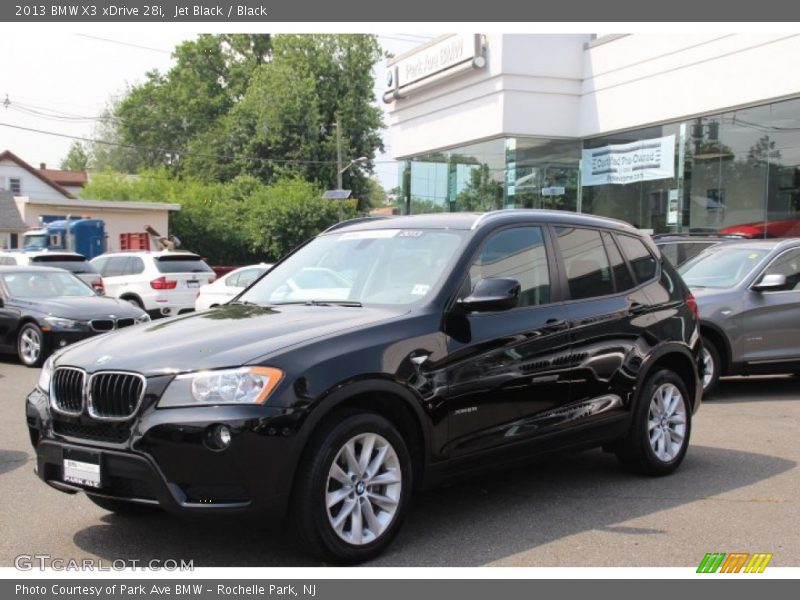 Jet Black / Black 2013 BMW X3 xDrive 28i