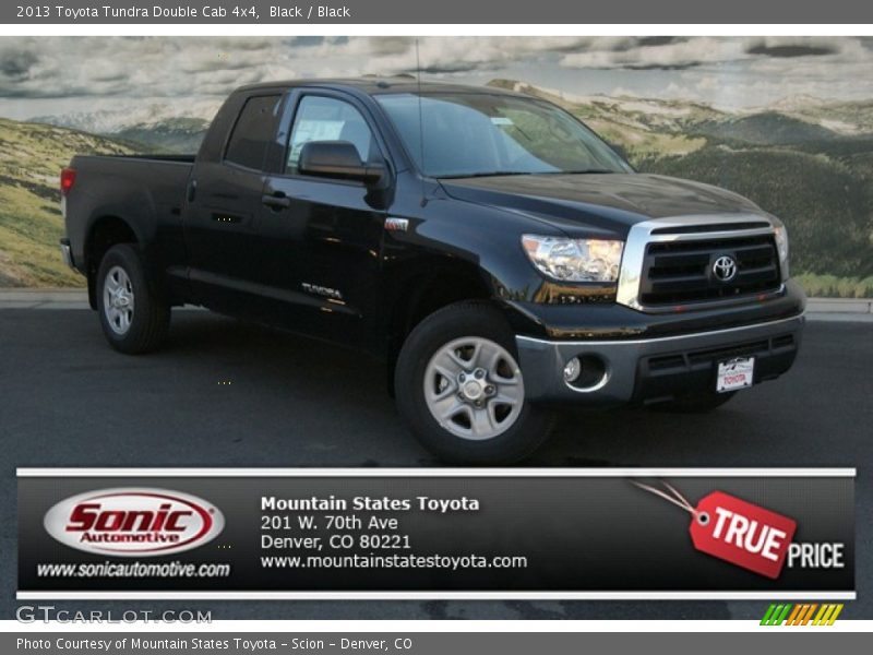 Black / Black 2013 Toyota Tundra Double Cab 4x4