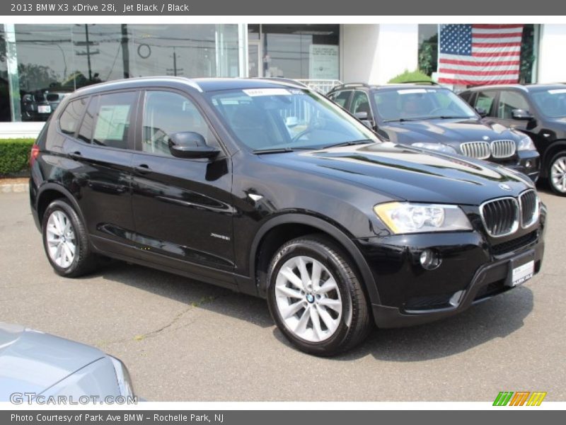 Jet Black / Black 2013 BMW X3 xDrive 28i
