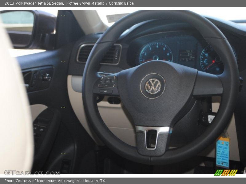 Toffee Brown Metallic / Cornsilk Beige 2013 Volkswagen Jetta SE Sedan