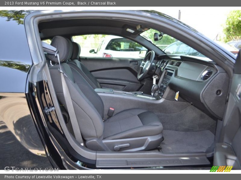 Black / Charcoal Black 2013 Ford Mustang V6 Premium Coupe