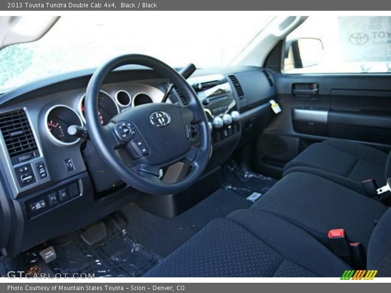 Black / Black 2013 Toyota Tundra Double Cab 4x4