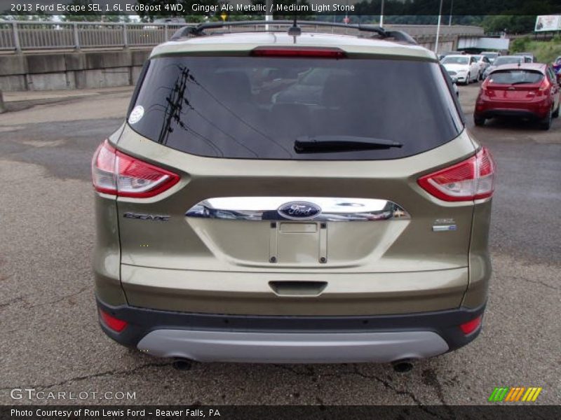 Ginger Ale Metallic / Medium Light Stone 2013 Ford Escape SEL 1.6L EcoBoost 4WD