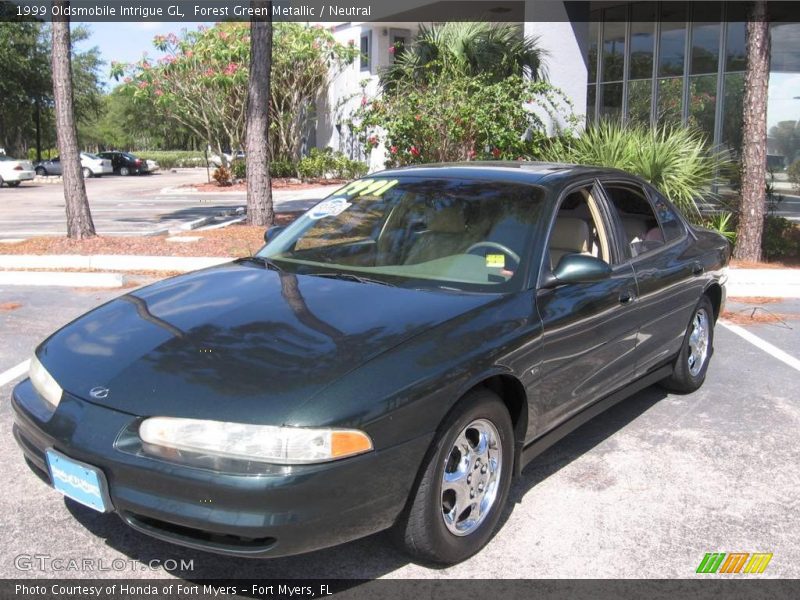 Forest Green Metallic / Neutral 1999 Oldsmobile Intrigue GL