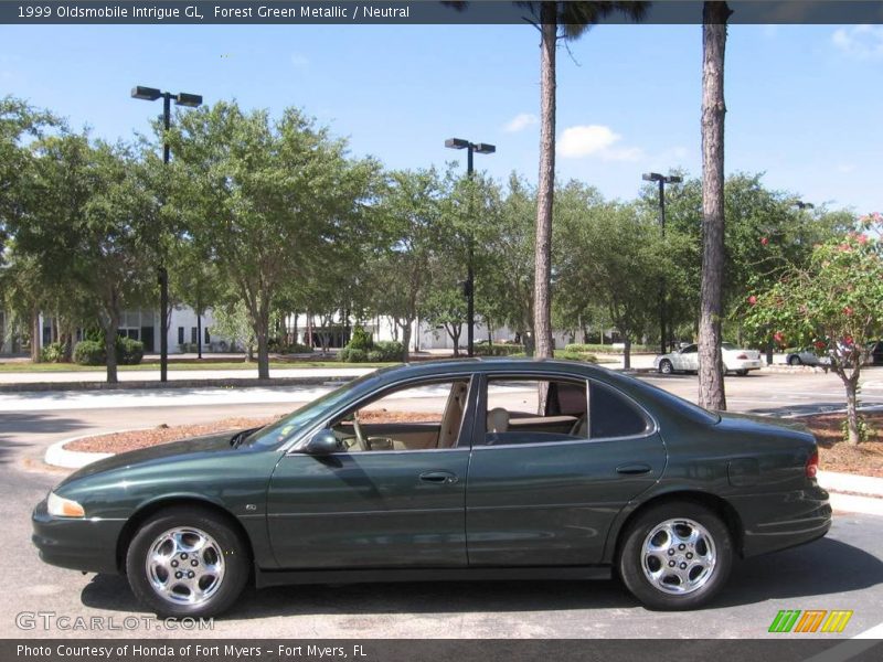 Forest Green Metallic / Neutral 1999 Oldsmobile Intrigue GL
