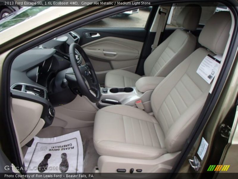  2013 Escape SEL 1.6L EcoBoost 4WD Medium Light Stone Interior