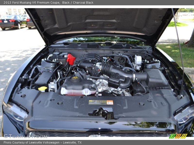 Black / Charcoal Black 2013 Ford Mustang V6 Premium Coupe