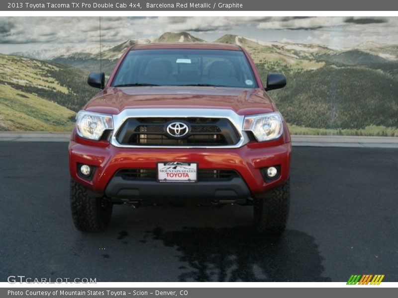 Barcelona Red Metallic / Graphite 2013 Toyota Tacoma TX Pro Double Cab 4x4