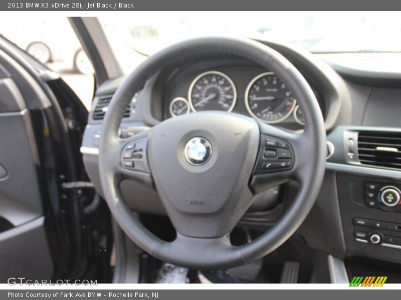 Jet Black / Black 2013 BMW X3 xDrive 28i