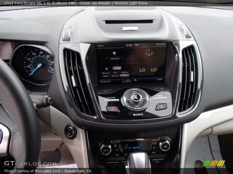 Ginger Ale Metallic / Medium Light Stone 2013 Ford Escape SEL 1.6L EcoBoost 4WD