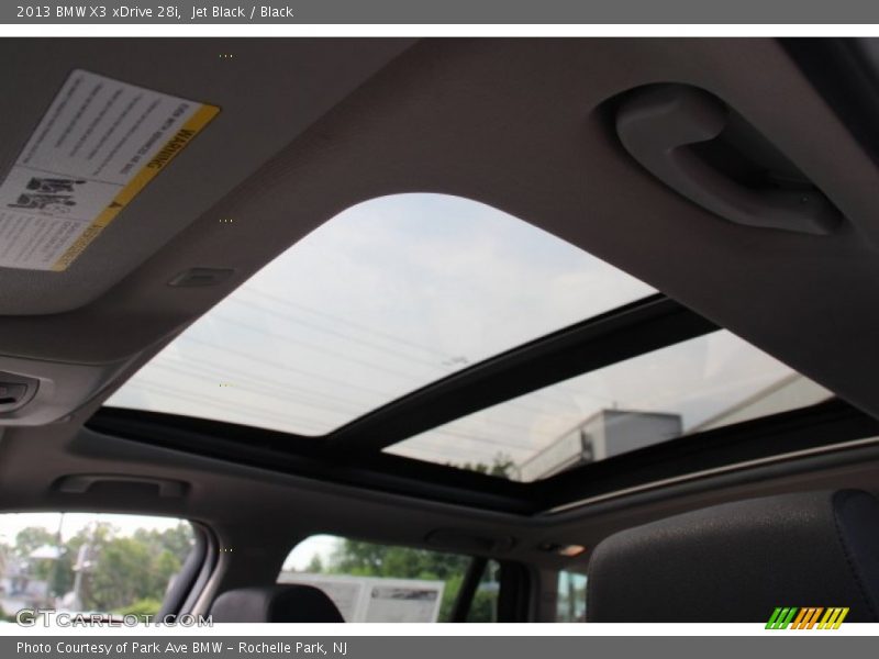 Jet Black / Black 2013 BMW X3 xDrive 28i