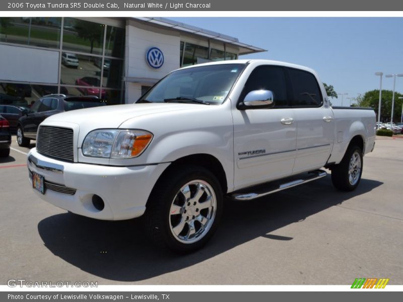 Natural White / Light Charcoal 2006 Toyota Tundra SR5 Double Cab