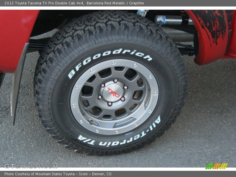Barcelona Red Metallic / Graphite 2013 Toyota Tacoma TX Pro Double Cab 4x4