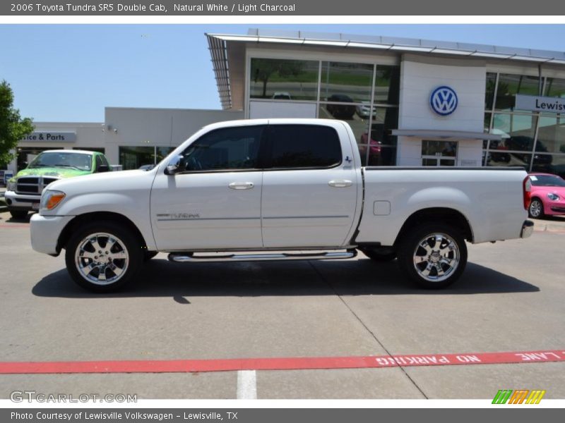 Natural White / Light Charcoal 2006 Toyota Tundra SR5 Double Cab