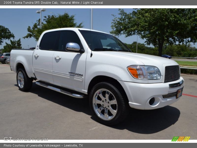 Natural White / Light Charcoal 2006 Toyota Tundra SR5 Double Cab