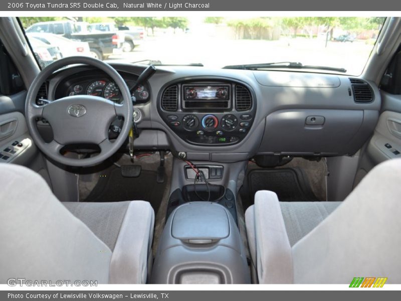 Natural White / Light Charcoal 2006 Toyota Tundra SR5 Double Cab