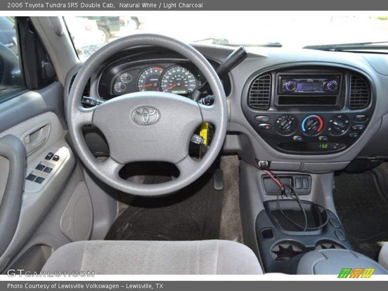 Natural White / Light Charcoal 2006 Toyota Tundra SR5 Double Cab