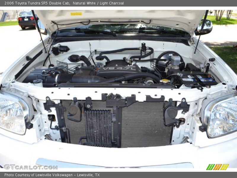 Natural White / Light Charcoal 2006 Toyota Tundra SR5 Double Cab