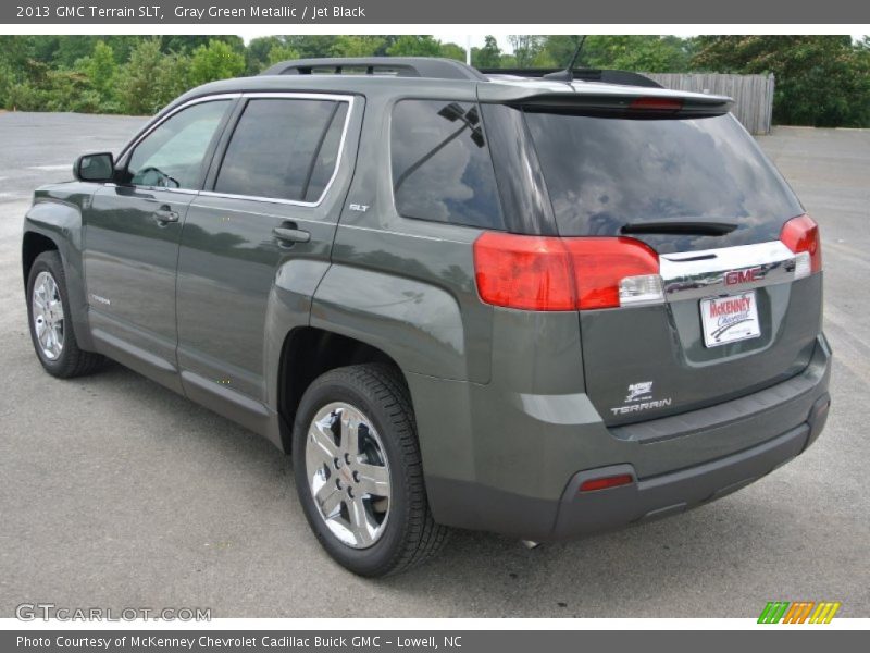 Gray Green Metallic / Jet Black 2013 GMC Terrain SLT