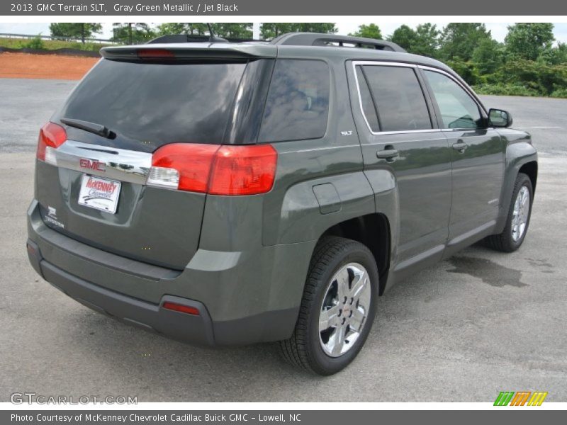 Gray Green Metallic / Jet Black 2013 GMC Terrain SLT