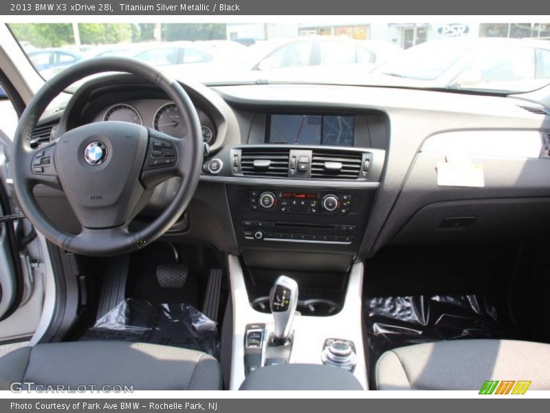 Titanium Silver Metallic / Black 2013 BMW X3 xDrive 28i