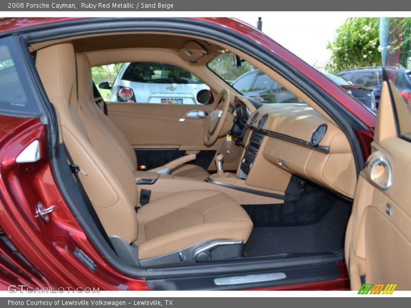 Front Seat of 2008 Cayman 