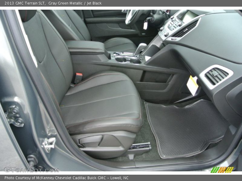 Gray Green Metallic / Jet Black 2013 GMC Terrain SLT