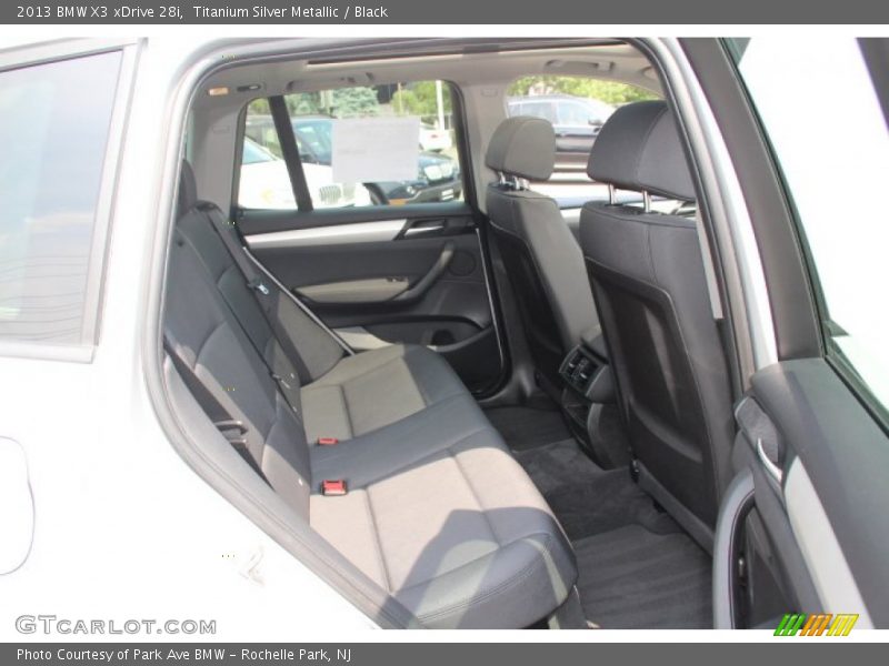 Titanium Silver Metallic / Black 2013 BMW X3 xDrive 28i